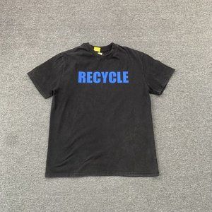 Gallery Gray Short Sleeve Letter Graffiti Print